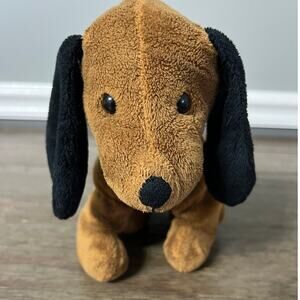 Manhattan Toy Co Pooch Party Sniffy 10" Plush Hound Dog Brown Stuffed Animal Toy